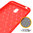 Flexi Slim Carbon Fibre Case for Nokia 2.2 - Brushed Red